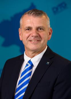 Jürgen Burkhard - Bild 2023 anlässlich des Gewerkschaftstages